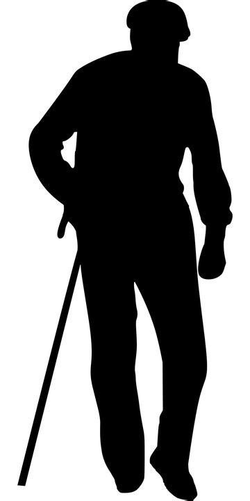 Download Silhouette Old Man Senior Royalty Free Vector Graphic Pixabay