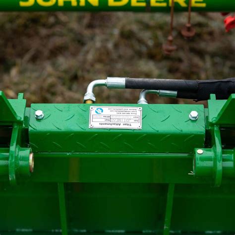 72 In Tine Bucket Attachment With 27 In Hay Bale Spears Fits John Deere