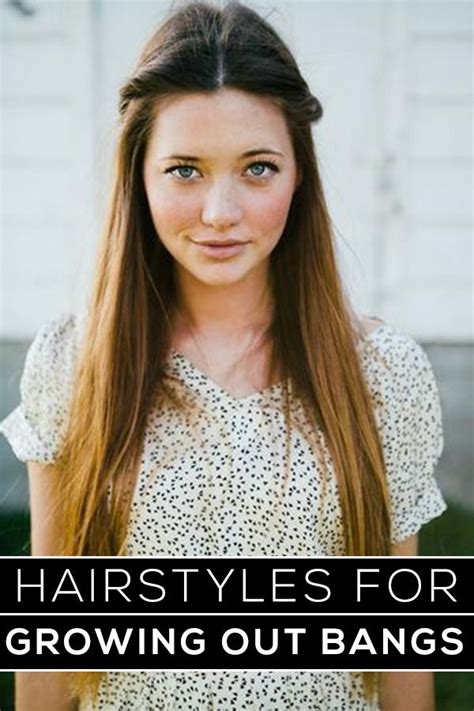 Check out these 8 hairstyles to wear when side bangs are the simplest style for growing out bangs. Growing Out Bangs? 10 Ways to Pin Them Back | Bangs