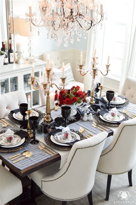 Last updated on february 2, 2018. Gothic Dinner Party for Halloween | Elegant dining room ...