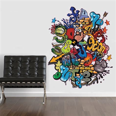 The 15 Best Collection Of Graffiti Wall Art Stickers