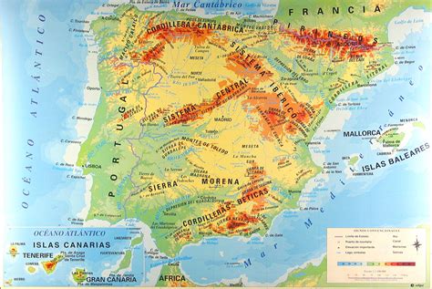 España - Mapa Geográfico