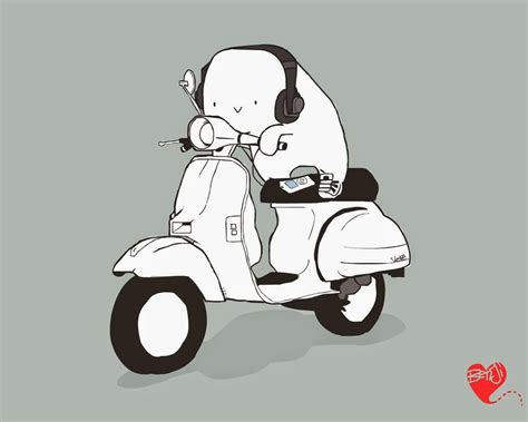 Fantastis 21+ Gambar Wallpaper Vespa Kartun - Joen Wallpaper