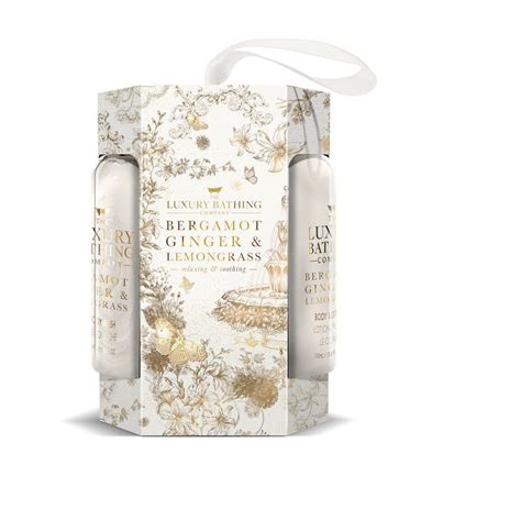 The Luxury Bathing Company Bergamot Ginger And Lemongrass Body Essentials Set 2 X 100 Ml 3995 Kr