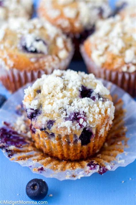 Add the almond milk and vanilla extract and mix to combine. Blueberry Streusel Muffins with Homemade Crumb Topping