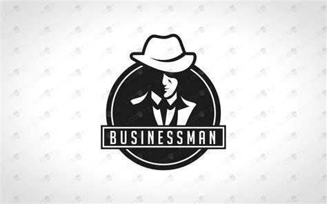 Business Man Logo For Sale Premade Business Man Logo Lobotz Ltd