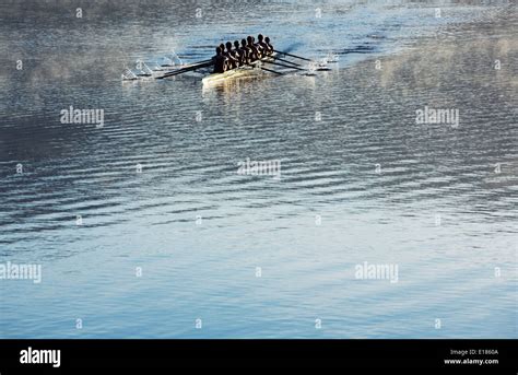 Rowing Team Aerial View Hi Res Stock Photography And Images Alamy