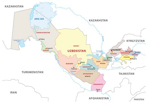 Uzbekistan Maps Facts World Atlas