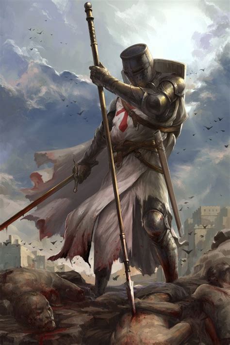 Big Album Full Of Knights Crusader Knight Knight Art Templar Knight