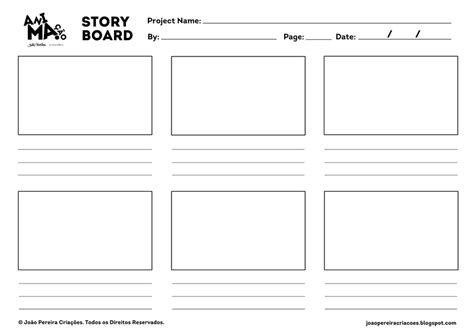 Storyboard Template For Animation