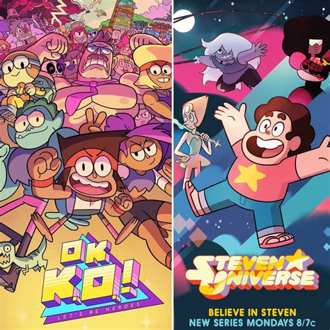 Steven Universe Vs Ok Ko Lets Be Heros Cartoon Popularity Contest