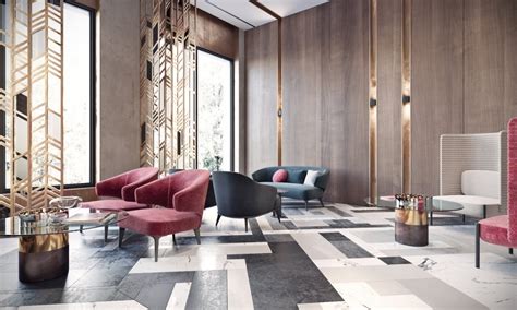 Wayfair.com has been visited by 1m+ users in the past month Modern lobby in Moscow combines brass, marble & special ...