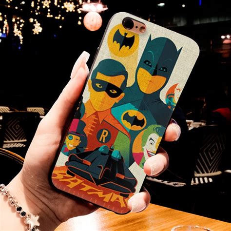 Maiyaca Marvel Batman Bat Diy Cell Phone Protective Phone Case For