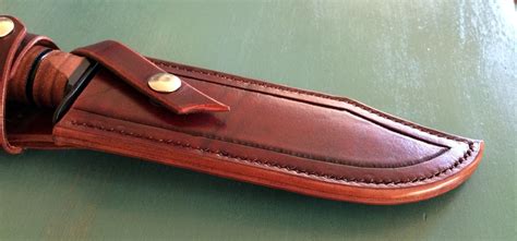 Custom Made Ka Bar Leather Knife Sheath By Strong Horse Leather