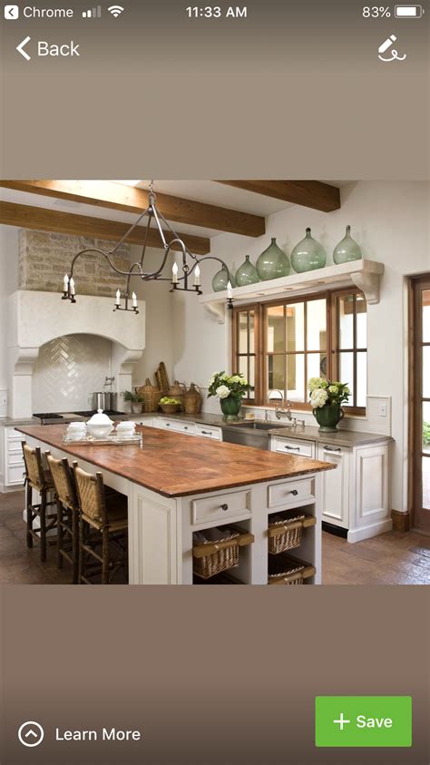 Change the tone of your existing blue walls to a softer blue with warmer, greyed down undertones and paint a warmer white or cream on the trim (to match cabinets or a shade or two lighter). Pin on Wood Trim and White Cabinets