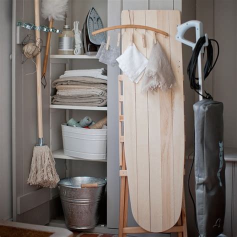 These cupboards can be the ones used in the kitchen as well as in the bedroom cabinets. Utility room storage ideas | Ideal Home