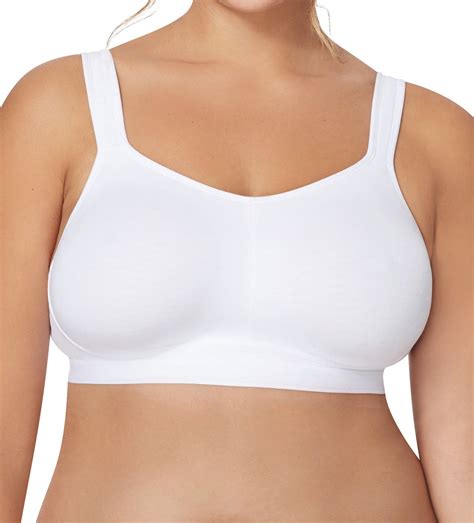 Just My Size Just My Size New White Womens Size 44b Wire Free Full Coverage Bras