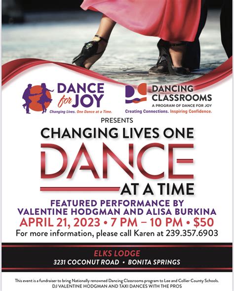 Social Fundraiser Dance Dancing Classrooms Paypal