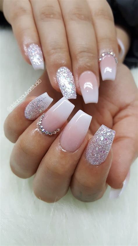Fit well to your natural nails. Ombre acrylic nails, coffin shape | Ombre acrylic nails ...