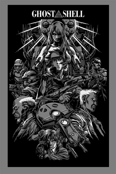 Check spelling or type a new query. Ghost in the Shell poster print on Behance