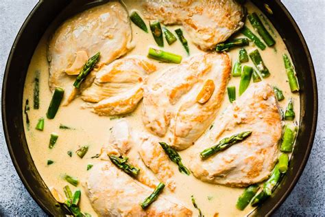 Add in the white wine and chicken stock, making sure there is enough to just cover the pasta. Quick and Easy Chicken Breasts with Creamy White Wine ...