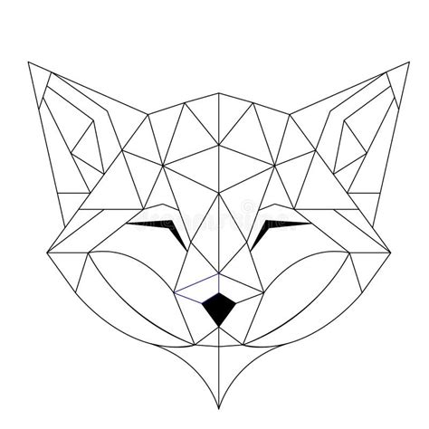 Geometrical Fox Stock Illustrations 132 Geometrical Fox Stock