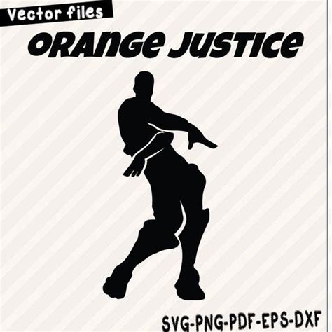 Huge collection of fortnite dances. Fortnite Emote Orange Justice SVG DXF PNG | Etsy
