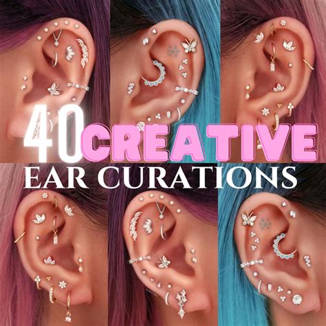 40 of the most creative ear curation ideas impuria ear piercing jewelry