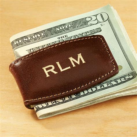 Maybe you would like to learn more about one of these? Personalized Leather Money Clip - Apparel & Jewelry - Miles Kimball