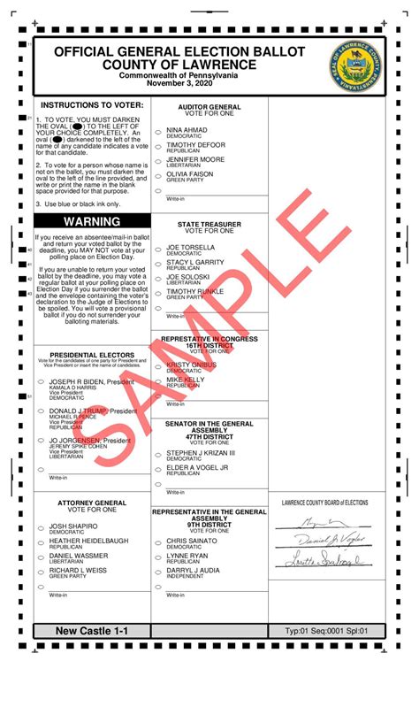 Showing alphabetic arrangement of ﬁctitious candidates on the page. Sample ballots: See what your ballot will look like on Nov ...