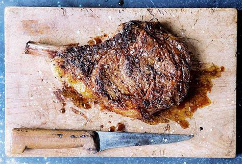 Turn with tongs and cook another 30 seconds, then put the pan straight into the oven for 2 minutes. Salt and Pepper Rib Eye Steak | Recipe | Steak, Stuffed ...