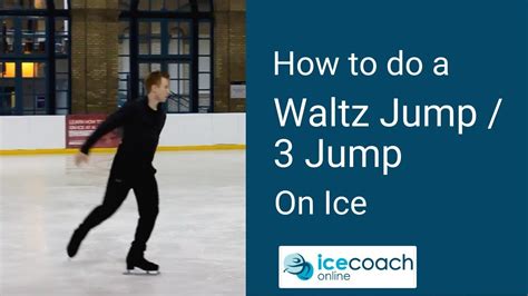 Ice Skating Tutorial How To Do A Waltz Jump 3 Jump On Ice Youtube