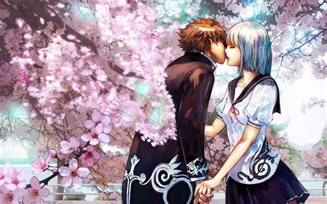 Anime Couple Kiss Wallpapers Top Free Anime Couple Kiss