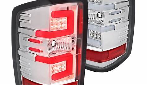 Recon® 264238CL - Chevy Silverado 1500 without Factory LED Tail Lights