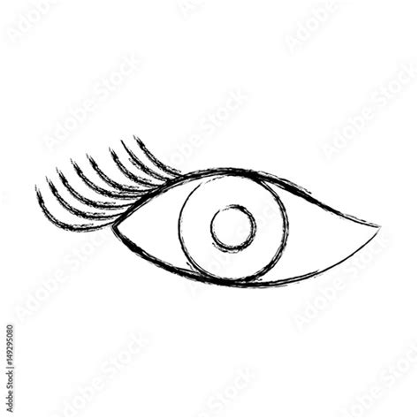 Sexy Female Eye Icon Vector Illustration Design Stock Image And