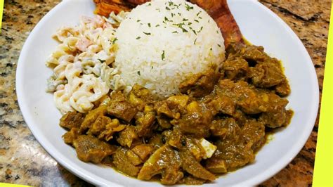 The Best Easiest Jamaican Curry Goat Recipe Done In Pressure Cooker Whitney S Kitchen