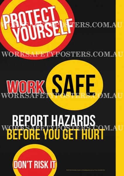 Report Hazards In The Workplace Posters Safety Posters