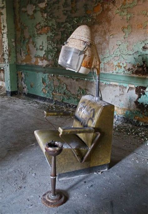 A hair dryer, also known as a blow dryer, is an electrical device used to dry and style hair. Patient beauty salon hair dryer chair and ashtray in the ...
