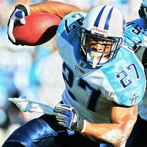 Titans great eddie george told derrick henry last year that the running back needed to be more physical and finish runs, make the defense pay. courtesy of the tennessee titans. Those were the days.... Eddie George #27..Tennessee Titan ...