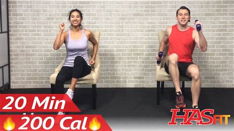 In this video deron buboltz takes you through his fun, step by step chair exercises for seniors. 20 Min Chair Exercises Sitting Down Workout - Seated ...