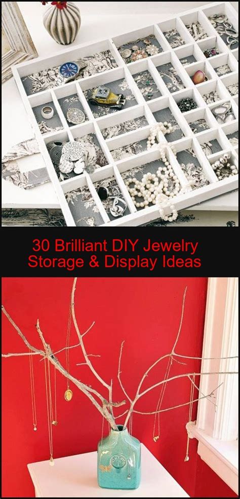 30 Brilliant Diy Jewelry Storage And Display Ideas Brilliant Display
