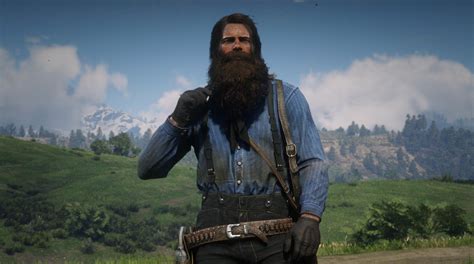 Arthur With Level 10 Beard In Chapter 2 Reddeadredemption