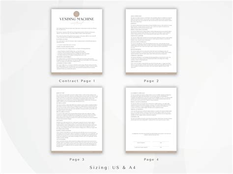 Vending Machine Contract, Vending Machine Services Agreement Template
