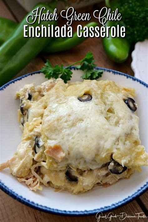 Try this super easy crock pot chicken enchilada casserole recipe. Hatch Green Chile Chicken Enchilada Casserole is a crock pot… | Chicken enchilada casserole ...