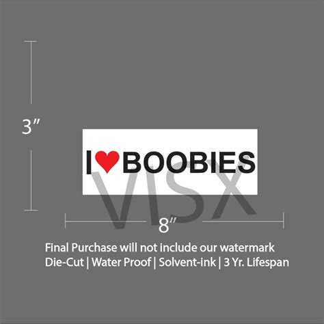 I Love Boobies Etsy