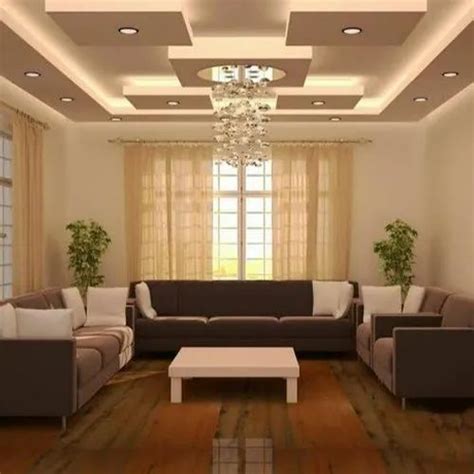 Living Room False Ceiling Designing Services In New Delhi Divine