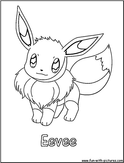 Eevee Coloring Pages To Download And Print For Free