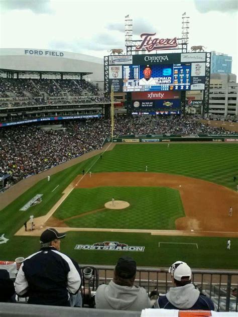 Comerica Park Seating Chart With Rows Elcho Table