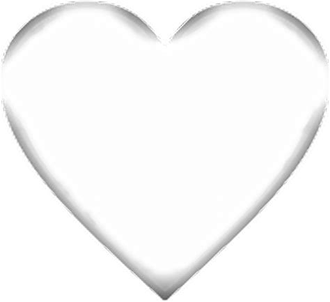 Sticker Heart Transparent White Sticker By Aleelarte