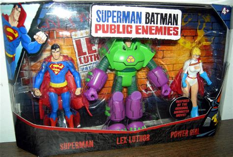 Superman Lex Luthor Power Girl Superman Batman Public Enemies